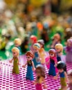 Ankara/Turkey-November 01 2020: Plastic toys at the flea market Royalty Free Stock Photo
