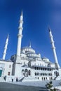 Ankara, Turkey - 16 October, 2019: Facade view of the Kocatepe Mosque (Kocatepe Cami), Royalty Free Stock Photo