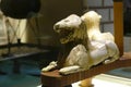 Ivory statue of seated lion from Alintepe