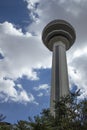 Vertical View of Atakule Tower Shaft, Ankara Royalty Free Stock Photo