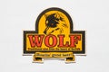 Vintage Wolf beer coaster