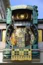 Anker Clock in Hoher Markt Royalty Free Stock Photo