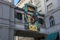 Ankeruhr Anker clock, Famous Astronomical Art Nouveau Clock On Hoher Markt in Vienna Austria, Build By Franz Matsch In 1914 Royalty Free Stock Photo