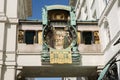 Ankeruhr Anker clock, famous astronomical clock in Vienna, Aus Royalty Free Stock Photo