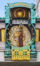 Ankeruhr Clock in Hoher Markt - Vienna Austria Royalty Free Stock Photo