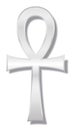 Ankh Egyptian Hieroglyphic Silver Symbol