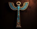 Ankh symbol is an ancient Egyptian symbol of life and fertility.