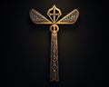 Ankh symbol is an ancient Egyptian symbol of life and fertility.