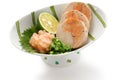 Ankimo, steamed monkfish liver Royalty Free Stock Photo