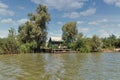 Ankudinovo river summer houses. Vilkove, Ukraine Royalty Free Stock Photo