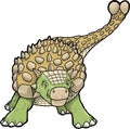 Ankylosaurus Dinosaur Vector Royalty Free Stock Photo