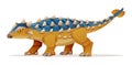 ankylosaurus dinosaur vector illustration Royalty Free Stock Photo