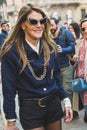 Anna Dello Russo during Milan Women`s Fashion Week