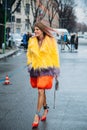 Anna dello Russo. Street Style: February 29 - Milan Fashion Week Fall/Winter