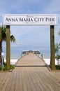 Anna Maria City Pier Royalty Free Stock Photo