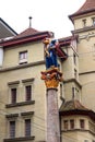 Anna Seiler fountain (Anna-Seiler-Brunnen) in old city of Bern, Switzerland. The fountain was built in 1545-1546 Royalty Free Stock Photo