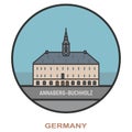 Annaberg-Buchholz. Cities and towns in Germany Royalty Free Stock Photo