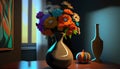 AnnaNas Arranging Flowers in Modern Vase, Made with Generative AI