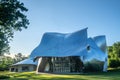 Horizontal view of the iconic Fisher Center at Bard at Bard College. Concert hall Royalty Free Stock Photo