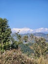 Annapurna Himalayan range Pokhara Kaski Nepal Royalty Free Stock Photo