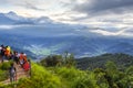 Annapurna massif and Pokhara valley, Nepal