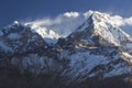 Annapurna Mountain Range Scenic Landscape Poon Hill Nepal Himalayas Royalty Free Stock Photo