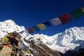 Annapurna one nepal Royalty Free Stock Photo