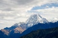Annapurna peak Royalty Free Stock Photo