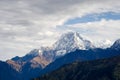 Annapurna peak Royalty Free Stock Photo