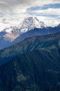 Annapurna peak Royalty Free Stock Photo