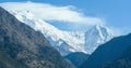 Annapurna range in Nepal Himalaya