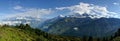 Annapurna range from Poon Hill, Nepal Royalty Free Stock Photo