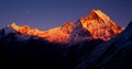 Annapurna south peak Royalty Free Stock Photo
