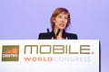 Anne Bouverot , Director General of GSMA Royalty Free Stock Photo