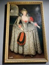 Anne of Denmark portrait , consort of James I, by Marcus Gheeraerts the Younger Royalty Free Stock Photo