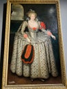 Anne of Denmark portrait , consort of James I, by Marcus Gheeraerts the Younger Royalty Free Stock Photo