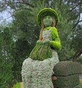 Anne of Green Gables in topiary
