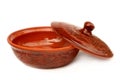 Annealed clay bowl and cover