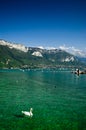 Annecy lake Royalty Free Stock Photo