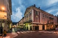 Annecy Old Town Street View in Evening Royalty Free Stock Photo