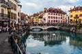 Annecy Old Town and Thiou River View