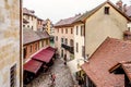 Annecy Old Town View from Palace I`lle Royalty Free Stock Photo