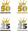 Anneversary logo Royalty Free Stock Photo