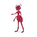 Annie the Ant cartoon character vector illustration