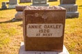 Annie Oakley gravesite in Ohio