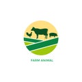 Annimal fram vector illustration