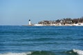 Annisquam Harbor Lighthouse, Cape Ann, Massachusetts Royalty Free Stock Photo