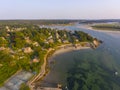 Annisquam village coastline, Cape Ann, MA, USA Royalty Free Stock Photo