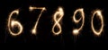 Anniversary numbers sparkler 2