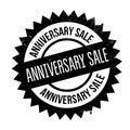 Anniversary Sale rubber stamp Royalty Free Stock Photo